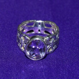 Borre Amethyst Silver Ring